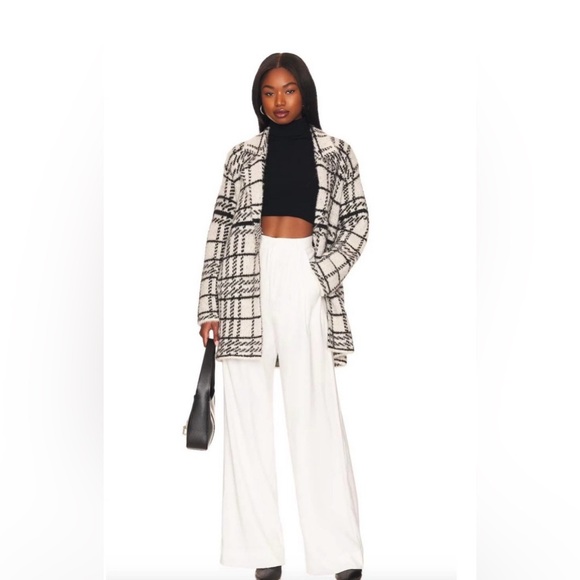 NWT LSPACE Stirling Sweater Coat in Couldn't Be Cozier Plaid Size Small - Picture 1 of 10